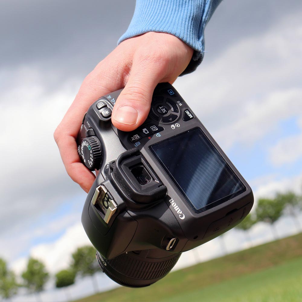 Camera in hand